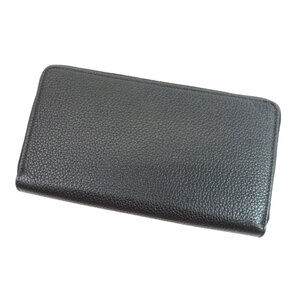 Celine zipper Wallet long leather round calfskin